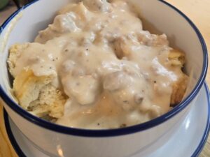 Sourdough Biscuits & Gravy