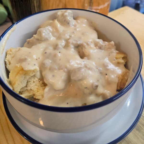 Sourdough Biscuits & Gravy